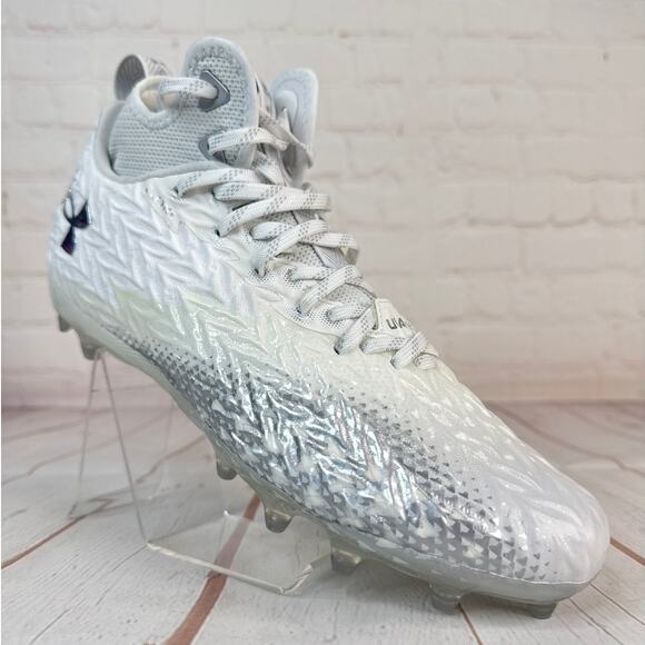 Under Armour Spotlight Clone 3.0 MC Football Cleats Mens Size 8.5 (3026334-100) - Picture 1 of 10